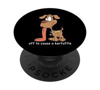Off To Cause A Kerfuffle Divertente Bassotto PopSockets PopGrip Adesivo