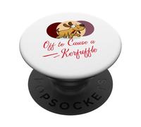 Off To Cause A Kerfuffle Divertente Bassotto PopSockets PopGrip Adesivo