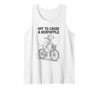 off to Cause A Kerfuffle Divertente Beagle Vintage Retro Canotta