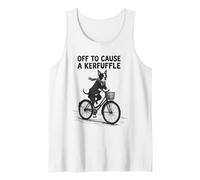 off to Cause A Kerfuffle - Divertente Boston Terrier Vintage retrò Canotta