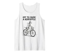 off to Cause A Kerfuffle Divertente Doberman Vintage Retro Canotta