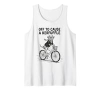 off to Cause A Kerfuffle - Divertente Yorkie Poo Vintage retrò Canotta