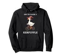 off to Cause A Kerfuffle Goose Funny Weirdcore Detti Felpa con Cappuccio