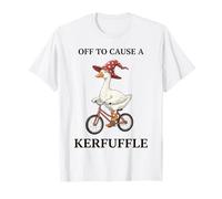 off to Cause A Kerfuffle Goose Funny Weirdcore Detti Maglietta