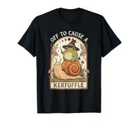 off To Cause A Kerfuffle Witchy Enchanted Tarocchi Frog Women Maglietta