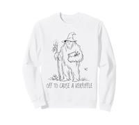 off To Cause A Kerfuffle Wizard Bigfoot Funny Sasquatch Felpa