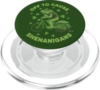 Off To Cause Shenanigans Iguana San Patrizio PopSockets PopGrip per MagSafe