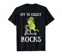 off To Collect Rocks Geologia Geologo Maglietta