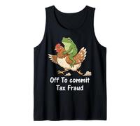 off To Commit Tax Fraud Frog Anti-Tasse Rana Canotta