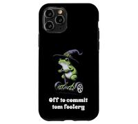 Off To Commit Tomfoolery Frog Divertente Detto Uomini Donne Bambini Custodia per iPhone 11 Pro