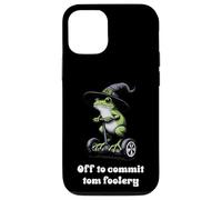 Off To Commit Tomfoolery Frog Divertente Detto Uomini Donne Bambini Custodia per iPhone 12/12 Pro