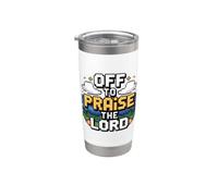 Off To Praise The Lord Bicchiere termico in acciaio inox doppia parete