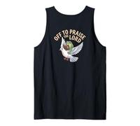 off To Praise The Lord Frog Meme Dove Funny Christian Faith Canotta