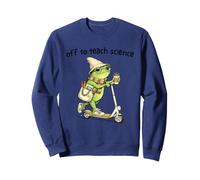 off to Teach Science Funny Teacher Frog Back to School Humor Felpa
