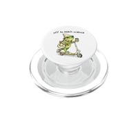 Off to Teach Science Funny Teacher Frog Back to School Humor PopSockets PopGrip per MagSafe