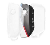 OFF WE GO Guscio Custodia Chiavi Cover Chiave per BMW Guscio per Chiavi Auto Copertina Chiave Macchina per BMW X1 X4M X5 X6 X7 2er 3er 5er 7er iX/i4/i7 XM TPU Guscio Cover Portachiavi,Bianco