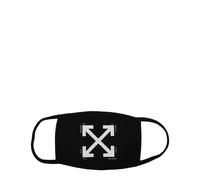 Off-White Black Cotton Facemask