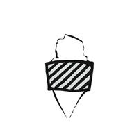 Off-White Black Cotton Facemask