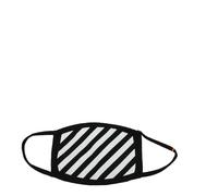 Off-White Black Cotton Facemask