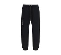 Off-White Black Cotton Joggers (Workout Pants) - M