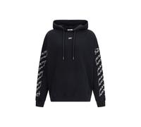 Off-White Black Cotton Sweatshirt - L