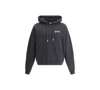 Off-White Black Cotton Sweatshirt - M