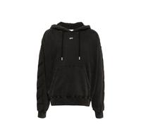 Off-White Black Cotton Sweatshirt - S