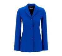 Off White - Blazer in Twill con Pinces - - Jackets - Donna - Blu - M