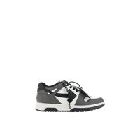 Off-White Gray Calf Leather Bos Taurus Low Top Sneakers - EU44/US11