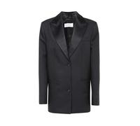 Off White, ,Jackets ,Donna ,Nero ,S Blazer Classico con Rever