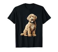 off White Lagotto Romagnolo Dog Illustrazione Maglietta