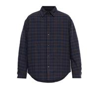 Off White - Overshirt Imbottita a Quadri in Flanella - - Shirts - Uomo - Blu - M