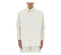 Off White - Overshirt Logo Anni '90 - - Shirts - Uomo - Bianco - M