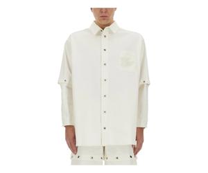 Off White - Overshirt Logo Anni '90 - - Shirts - Uomo - Bianco - S