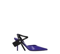 Off-White Purple Leather High Heel Pumps - EU38/US8