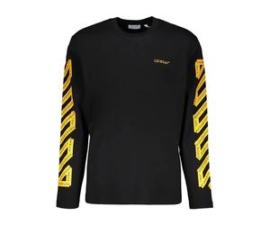 Off White - T-shirt a maniche lunghe - - Tops - Uomo - Nero - L