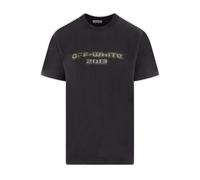 Off White - T-shirt in Cotone con Grafica Caravaggio - - Tops - Uomo - Nero - S
