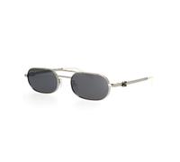 Off-White Unisex OERI072 Baltimore 7272 Silver mirror silver Occhiali da sole Metallo Argento Argento Rotonda Normale Specchiato