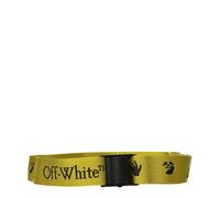 Off-White Yellow Fabric Regular Belt - UNI