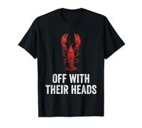 off with Their Heads Crawfish Cajun Bollire Party Divertente Maglietta