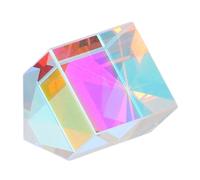 OFFAXE Prisme Chromatique en Verre Optique Décoration Maison , Décoration Bureau de Travail Scientifique ,Ornement pour Enseignement Physique,Atelier Artistique et Photographie