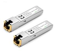 OFFCUP 100-Meter 1.25G SFP Copper to Ethernet Module, PAC-GLC-T SFP to RJ45 Transceiver for Cisco/Netgear/Meraki, Pack of 2