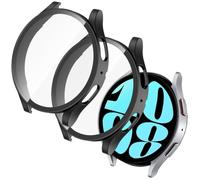 OFFCUP 2 Pezzi Cover per Samsung Galaxy Watch 6 40mm, Custodia Rigida HD | con Pellicola Protettiva, Copertura Completa Custodia Complessiva Clear Pellicola Protettiva Temperato Film