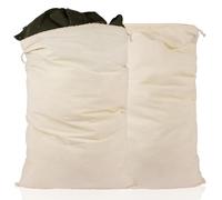 OFFCUP 2 Pezzi Sacchetti Regalo di Cotone, 50x70cm Sacchetti di Cotone, Sacchetto per Gioielli, Sacchetti di Stoffa con Coulisse Ideali per Fai da Te Pittura Regalo Gioielli Natale Fiesta Cosmetici