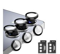 OFFCUP 2 Set Protezione per l'obiettivo della fotocamera per Samsung Galaxy S25, Protezioni Individuali 9H Durezza HD Vetro Temperato Ultra-sottile Resistente Pellicola Fotocamera（Nero）