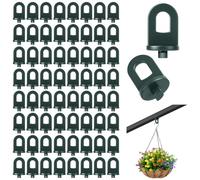 OFFCUP 80 Pezzi Morsetti per Serra Gancio per Serra in Plastica, Clip per Serra Clip per Piante per Fissaggio da Giardino Serre e paradiso Ganci di Supporto Floreale