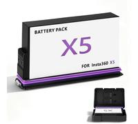 OFFCUP Batteria ricaricabile al litio Insta-360 X5, prestazioni da 2800 mAh | Batteria a lunga durata ultra, perfetta per gli appassionati di fotocamera Insta360 X5(1 pezzi)