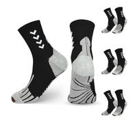 OFFCUP Calze Running Uomo Donna 3 Paia Alte da Calze Sportive con Imbottitura Calze da Corsa per Cors Trekking Palestra Morbide Traspiranti e Anti-Vesciche Supporto Arco Plantare 39-47