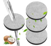 OFFCUP Confezione da 4 Filtri dell'acqua MicroDisc per Bottiglie e Borracce Filtranti BRITA Dischi Filtranti di Ricambio riduce PFAS, Cloro, Microparticelle, Altre Sostanze Che Disturbano il