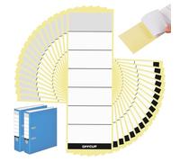 OFFCUP Etichette autoadesive per Raccoglitori,110 Fogli Etichette Adesive, Dorso autoadesivo, Etichette Autoadesive per Dorso per Acuole Uffici Archivi Laboratorio, 6 x 19 cm